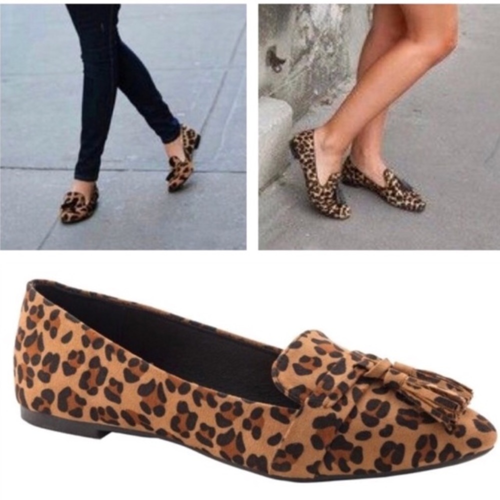🐆NEW! LAST ONE!  Leopard flat loafers🐆 Size 8 - Picture 5 of 8